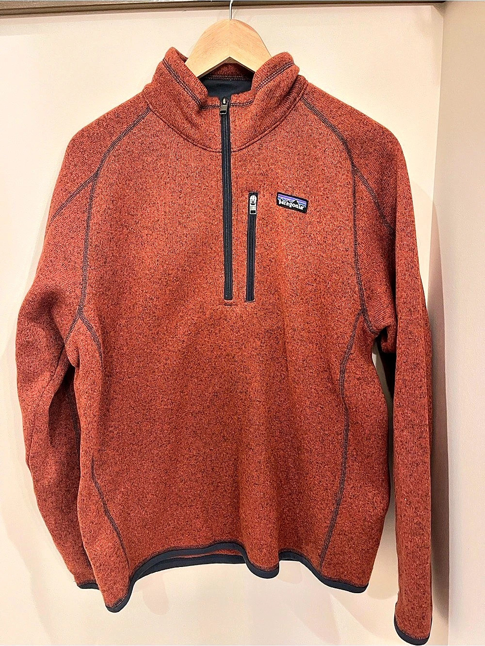 Patagonia Men's Better Sweater 1/4-Zip Fleece Brown Medium